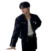 Y2K Casual Loose Jackets Zipper