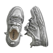 Zapatillas Y2K Blancas Sucias de Hip-hop