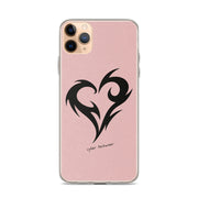 Y2K Heart Phone Case Pink