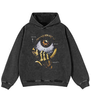 Sudadera con capucha Y2K Gráfico Ojo Turco
