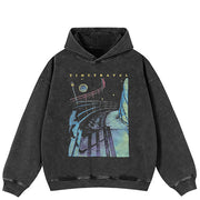 Y2K Hoodie Faded Black