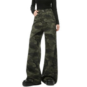 Y2K Men's Jeans Camouflage Printing