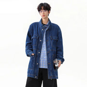 Y2K Multi Pockets Long Jackets