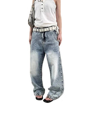 Y2K Stonewashed Jeans Women's