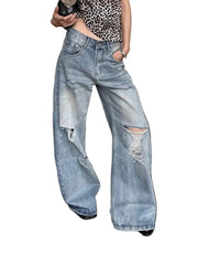 Y2K Straight Barrel Jeans Women's