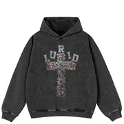 Sudadera extragrande estilo urbano Y2K