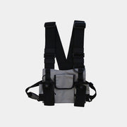 Sac de poitrine gris
