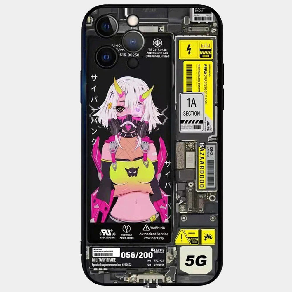 Led Cyberpunk Phone Case Led Cyberpunk Phone Case