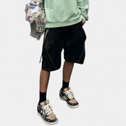 Short Techwear zippé