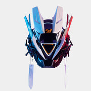 Bicolor Cyberpunk Helm