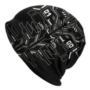 Schwarze Techwear Beanie