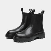Bottines Chelsea Techwear en cuir