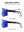 Blue Cyberpunk Glasses