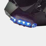 Blaue Cyberpunk Helm Lampe