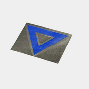 Blauer Cyberpunk Helm-Sticker
