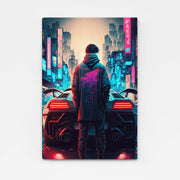 Auto Cyberpunk Kunst