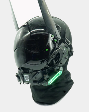 Cyberpunk Helmet Led | CYBER TECHWEAR®