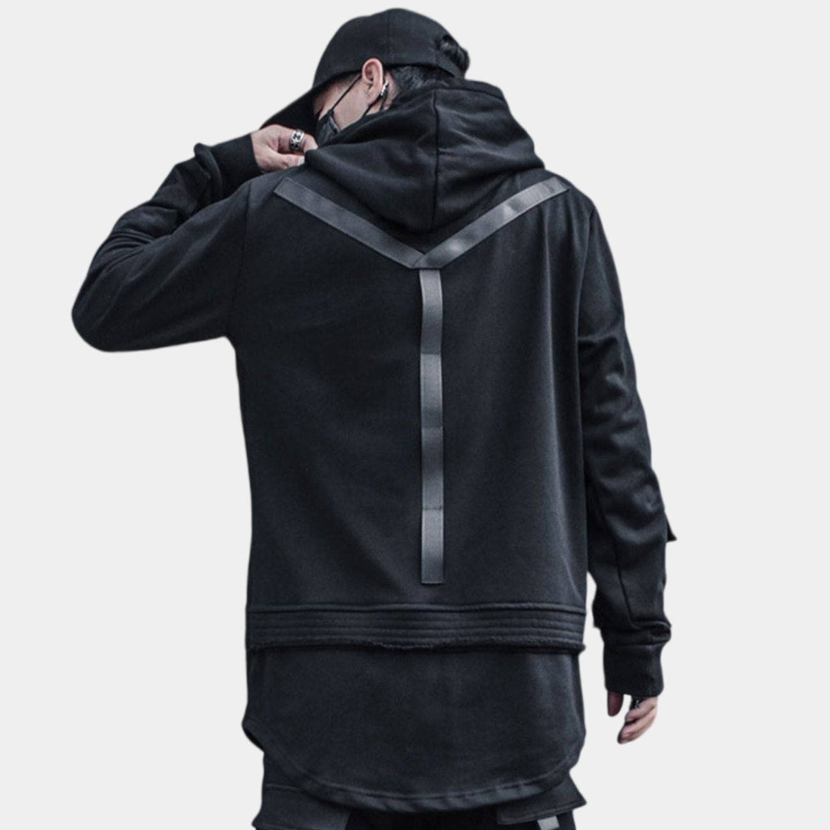 Dark Techwear Hoodie CYBER TECHWEAR