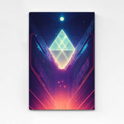 Diamond Retro Cyberpunk Art