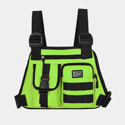 Bolsa de plataforma de pecho verde
