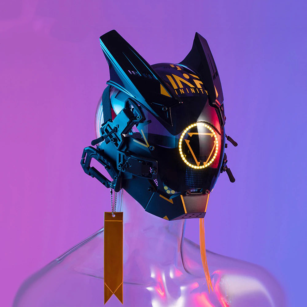 Cyberpunk Helmet Accessories 7-Color Lightsaber main image 1
