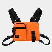 Bolsa de pecho táctica naranja