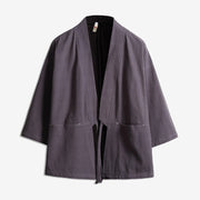 Winter kimono gray