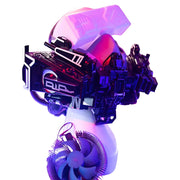 Máscara Cyberpunk Espacial