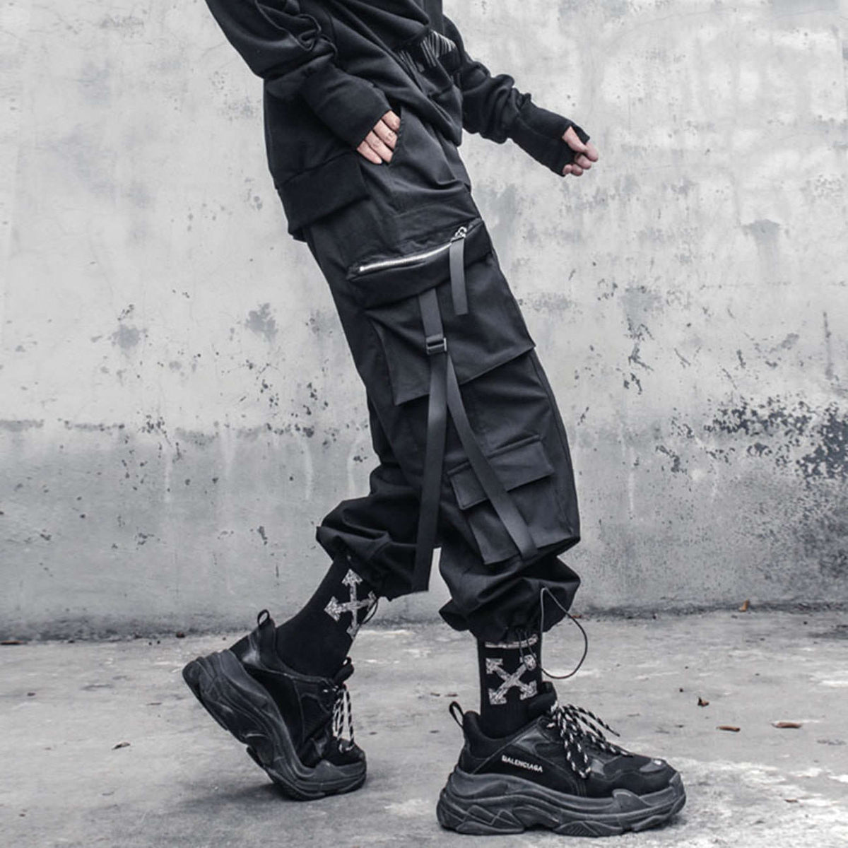 Streetwear Techwear Pants Tactical | Cyber Techwear XL