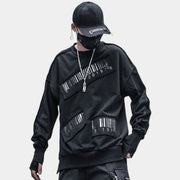 Barcode Sweatshirt Harajuku
