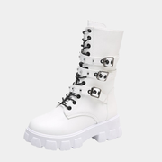 Techwear White Boots
