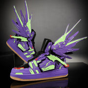 Baskets Cyberpunk Techwear violettes