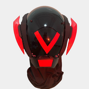 Cyberpunk Helmet Red