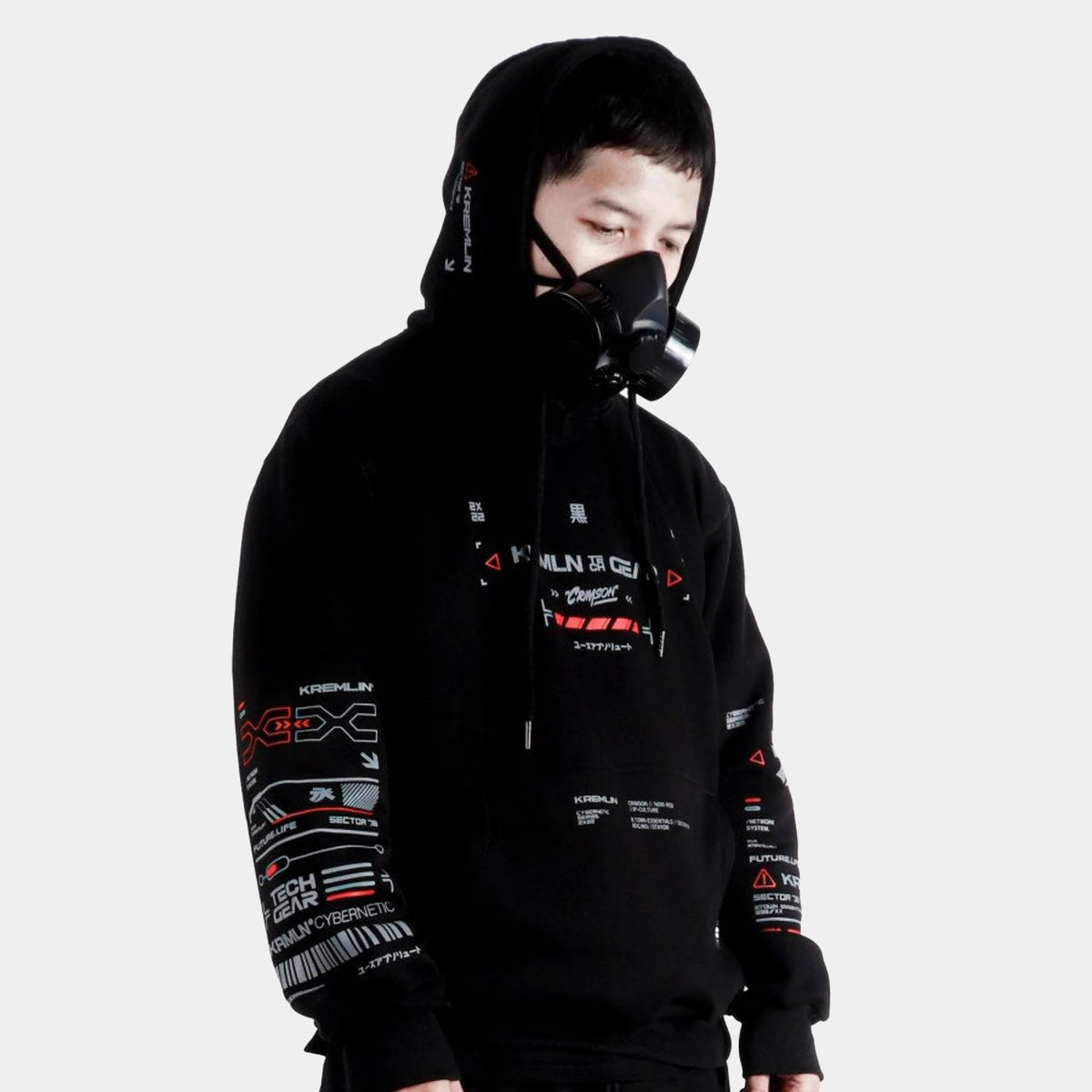 Cyberpunk Hoodie Tech Wear CYBER TECHWEAR