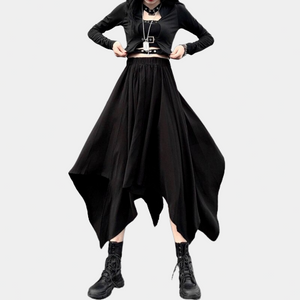 Black Techwear Skirt