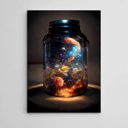 Galaxy Bottle Cyberpunk Art