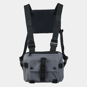 Bolso de pecho gris