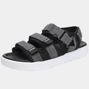 Grey Techwear Sandals Platform