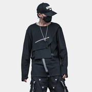 Techwear Sweatshirt With Straps