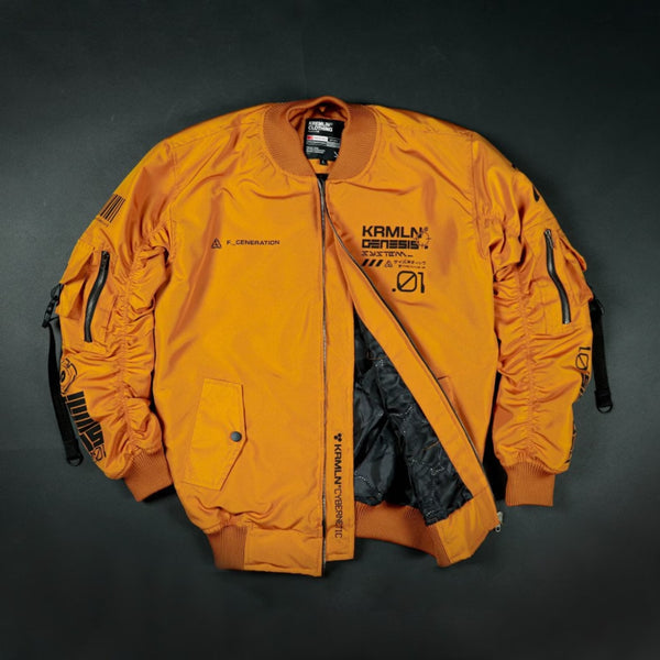 Orange Techwear Jacket