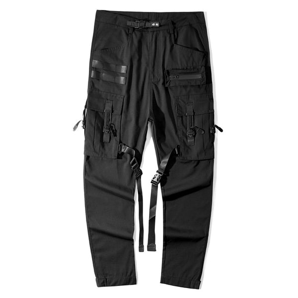 Black Tactical Techwear Pants
