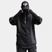 Sweat-shirt à col roulé Techwear