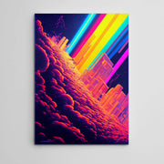 Rainbow City Canvas