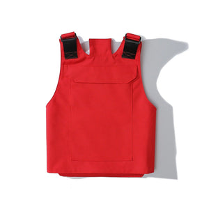Red Techwear Vest | CYBER TECHWEAR®