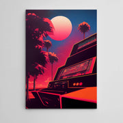 Retro Arcade Cyberpunk Art
