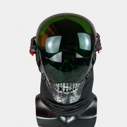 Casque Cyberpunk à tête de mort