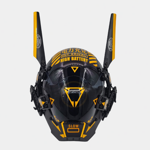 Yellow Cyberpunk Helmet
