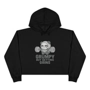 Sudadera con capucha Panda Crop para gimnasio