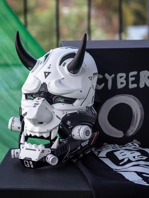 Cyberpunk Oni mask LIMITED EDITION