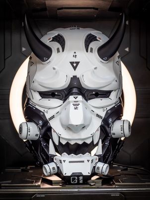Cyberpunk Oni mask LIMITED EDITION